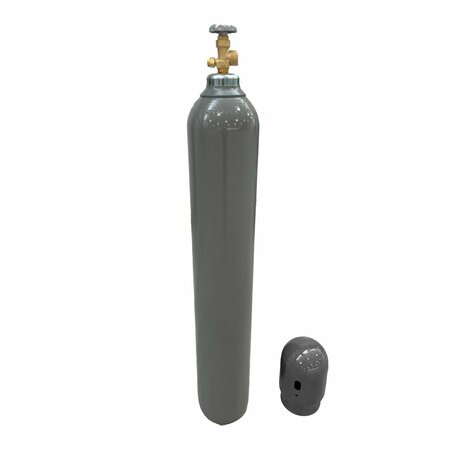 XTRWELD Cylinder, DOT, 125cuft, Inert, CGA 580, Gray CYLDSG580-125
